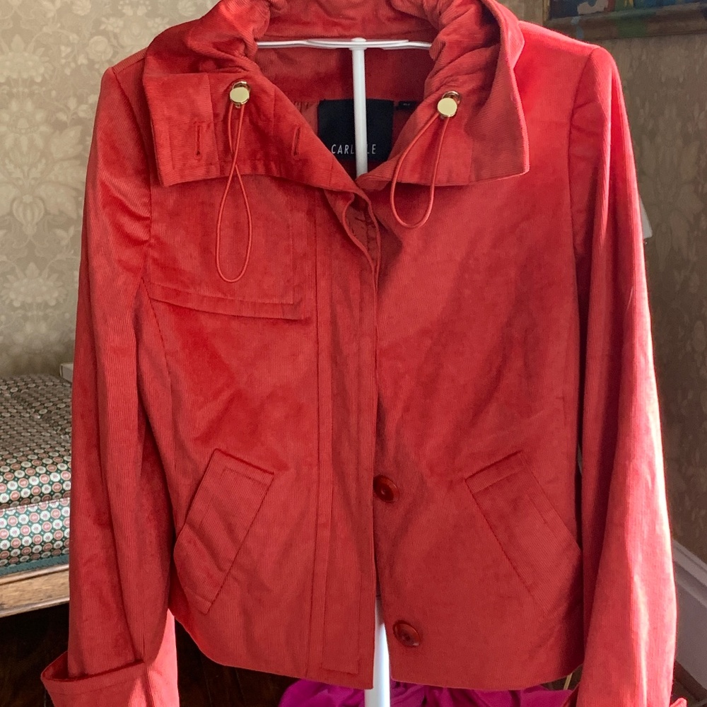 Carlisle brushed cotton/corduroy jacket. NEVER WORN. Retail 450